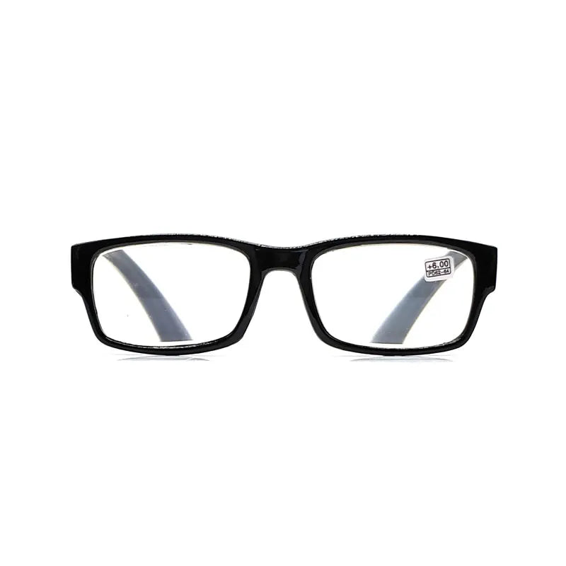 Reading Glasses for Men Women +4.50 +5.00 +5.50 +6.00 Black Plastic Frame Women's Degree High