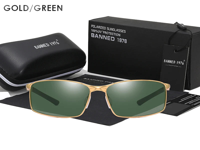 2021 Latest  HD Polarized Sunglasses Men Square Driving Shades Male Vintage Sun Glasses For Men Women Mirror Summer UV400 Oculos