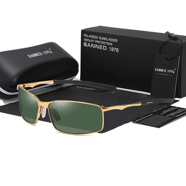 2021 Latest  HD Polarized Sunglasses Men Square Driving Shades Male Vintage Sun Glasses For Men Women Mirror Summer UV400 Oculos