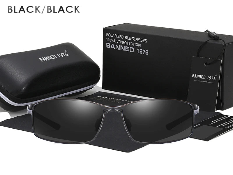 2021 Latest  HD Polarized Sunglasses Men Square Driving Shades Male Vintage Sun Glasses For Men Women Mirror Summer UV400 Oculos