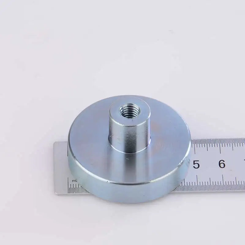 80Kg Neodymium N52 Magnet Super Strong Powerful Circular Ring Salvage Fishing NdfeB Round Magnets Magnetic Material