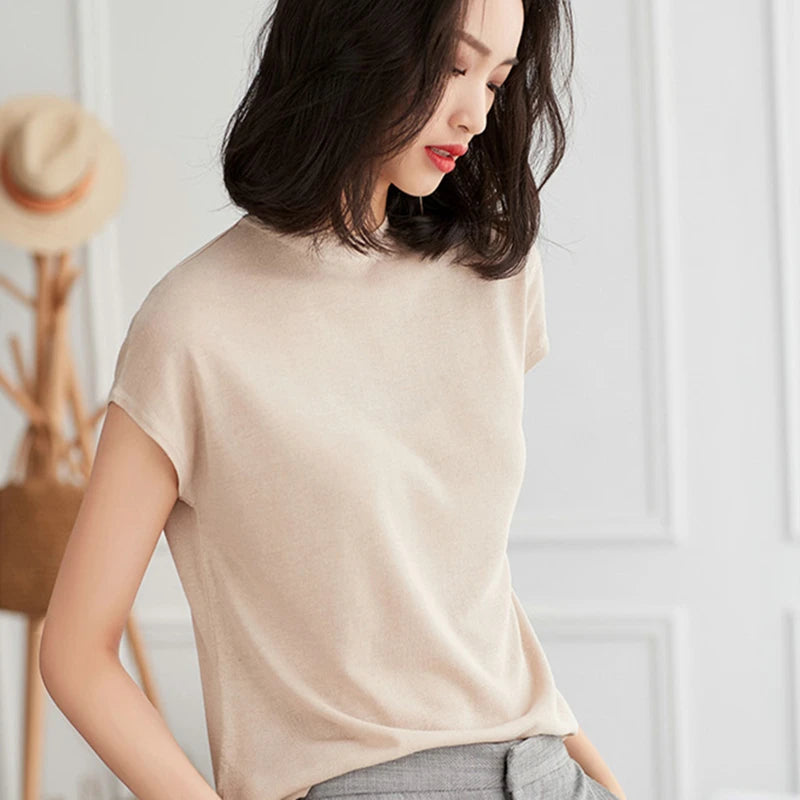 2019 New Arrived Summer Women T-shirts Casual Tee Tops Summer Short Sleeve Female T shirt Women Clothing