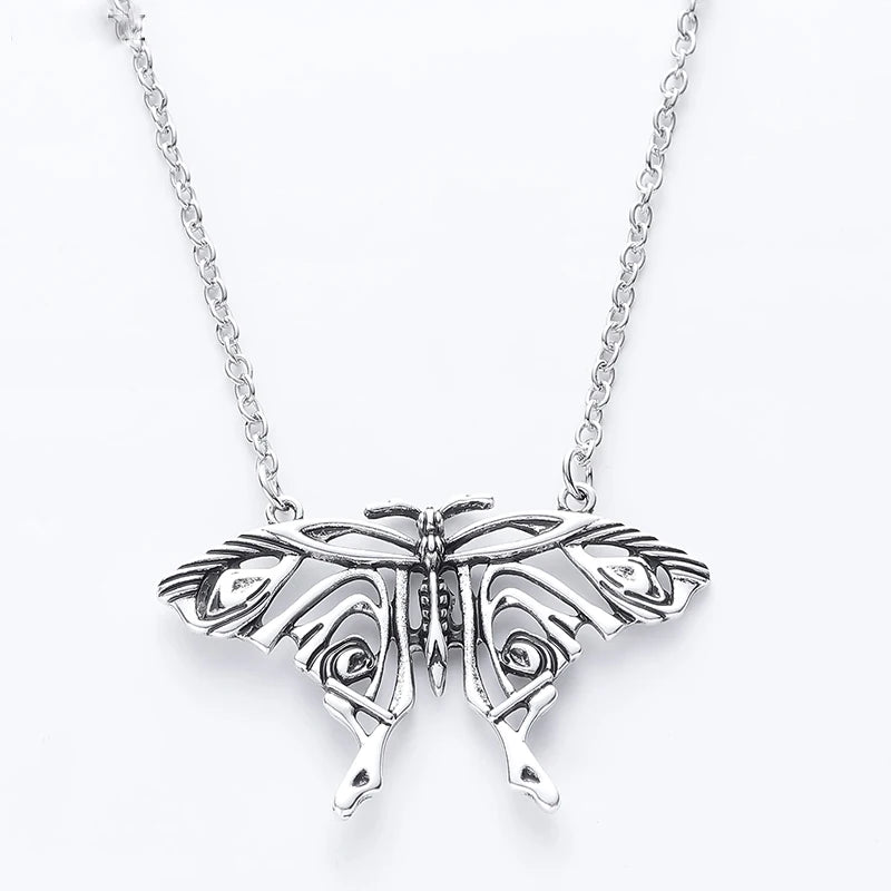 Mamma Mia Chain Antique Butterfly Pendant Yong Donna's Big Butterfly Necklace Costume Trendy Jewelry Accessories Women