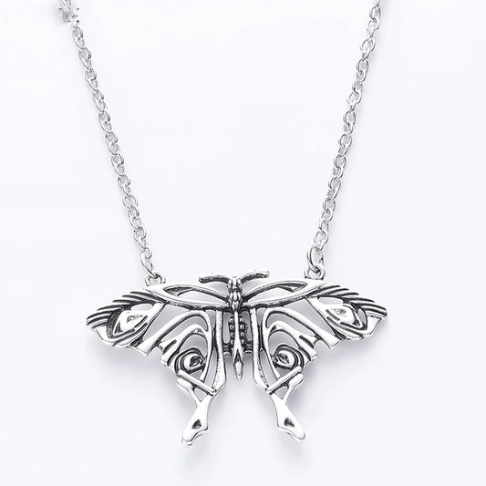 Mamma Mia Chain Antique Butterfly Pendant Yong Donna's Big Butterfly Necklace Costume Trendy Jewelry Accessories Women