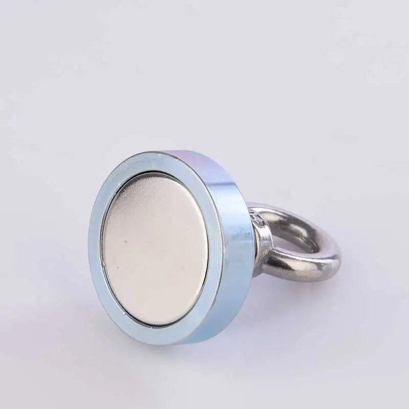 80Kg Neodymium N52 Magnet Super Strong Powerful Circular Ring Salvage Fishing NdfeB Round Magnets Magnetic Material