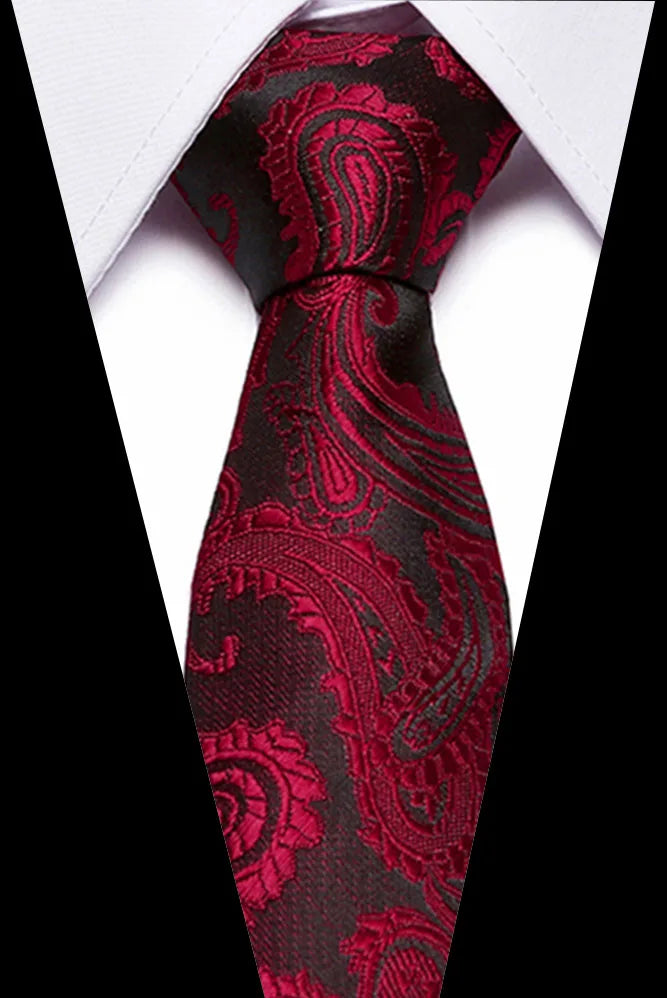Silk tie skinny 7.5 cm Red floral necktie high fashion plaid ties for men slim cotton cravat neckties Mens 2019 gravatas