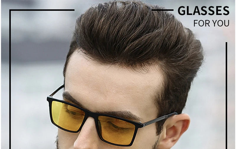 Psacss Square Polarized Sunglasses Men Driving Sun Glasses Male Top Brand Quality Retro Sunglass Lunette De Soleil Homme UV400