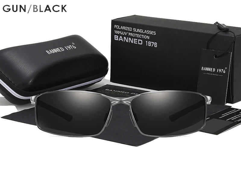 2021 Latest  HD Polarized Sunglasses Men Square Driving Shades Male Vintage Sun Glasses For Men Women Mirror Summer UV400 Oculos