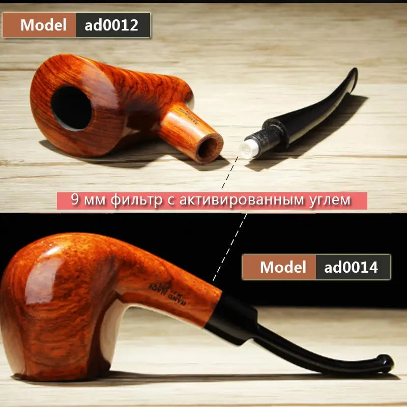 Ru Muxiang 16 Types Rose Wood Smoking Pipe Handmade Wood Tobacco Pipe Smoking Pipe Ad0003-ad0020