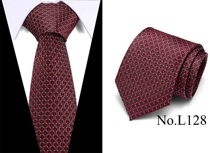 Silk tie skinny 7.5 cm Red floral necktie high fashion plaid ties for men slim cotton cravat neckties Mens 2019 gravatas