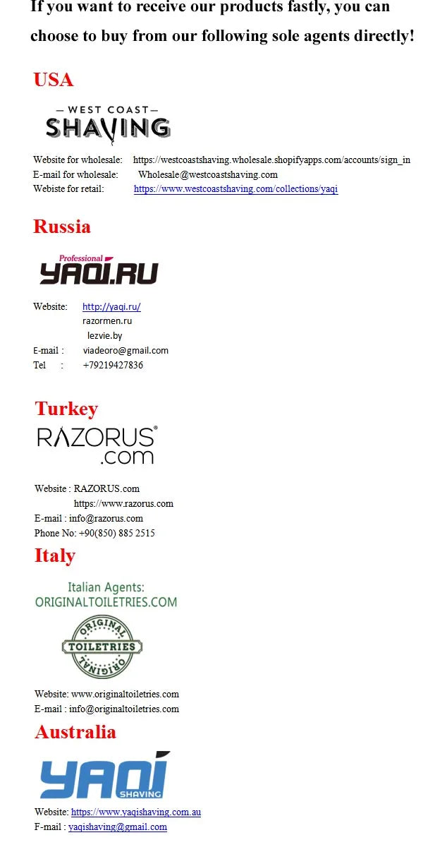 YAQI Naicha （Milk tea） Synthetic Hair Mens Wet Shaving Brush