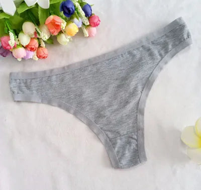 Sexy Thongs Women Tangas Cotton Briefs Lingerie Plus Size Transparent T Panty Underpant G String Panties Underwear T Back Girls