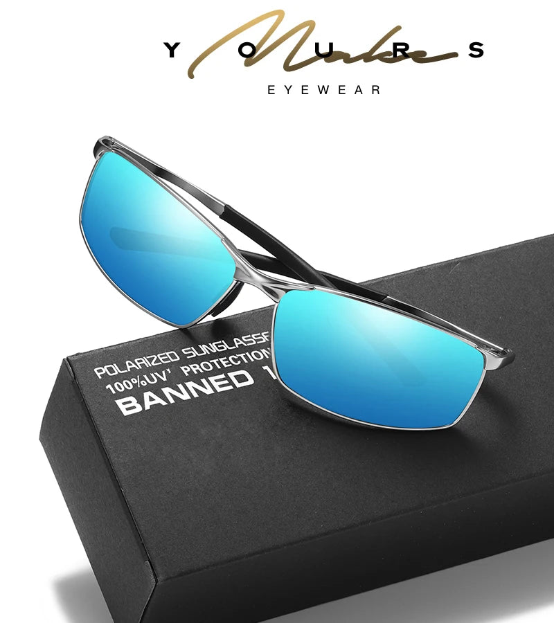 2021 Latest  HD Polarized Sunglasses Men Square Driving Shades Male Vintage Sun Glasses For Men Women Mirror Summer UV400 Oculos