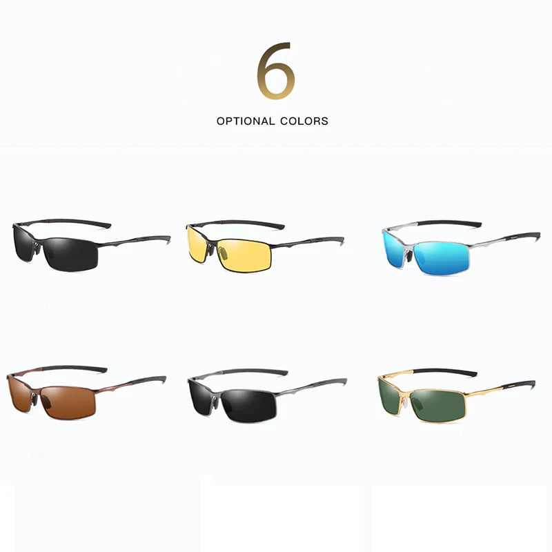 2021 Latest  HD Polarized Sunglasses Men Square Driving Shades Male Vintage Sun Glasses For Men Women Mirror Summer UV400 Oculos