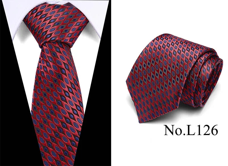 Silk tie skinny 7.5 cm Red floral necktie high fashion plaid ties for men slim cotton cravat neckties Mens 2019 gravatas