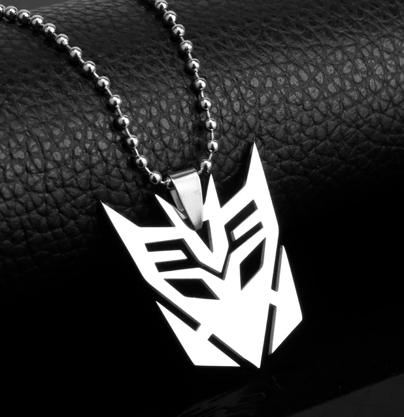 Hot Movie Jewelry Transformation Stainless Steel Silver Plated Pendant Necklace For Men Gifts