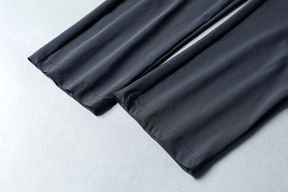Running Pants Men Sport Jogging Fitness Yoga Training Basketball Football Long Leggings Ice Silk Elastic Quick Drying Trousers