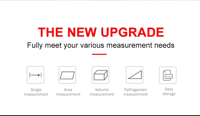 UNI-T Handheld Laser Rangefinder Distance Meter 40M 60M 80M 100M Medidor Laser Tape Build Measure Device Electronic Ruler