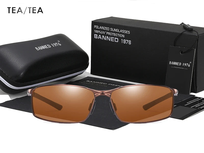 2021 Latest  HD Polarized Sunglasses Men Square Driving Shades Male Vintage Sun Glasses For Men Women Mirror Summer UV400 Oculos