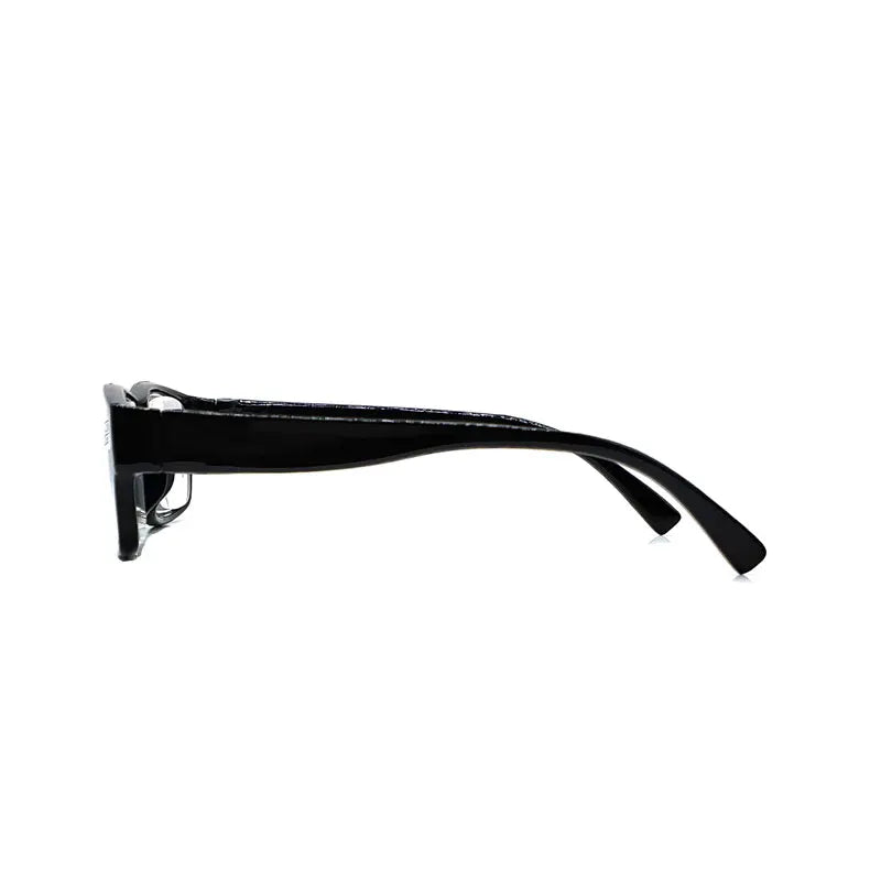Reading Glasses for Men Women +4.50 +5.00 +5.50 +6.00 Black Plastic Frame Women's Degree High