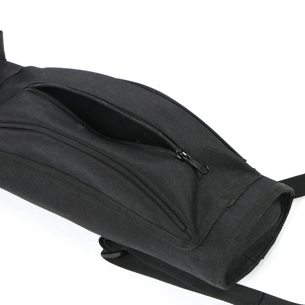 Toparchery Portable Black Outdoor Archery Quiver Shoulder Back Arrows Holder Bag Pocket Sports Pouch Sack for Hunting Game
