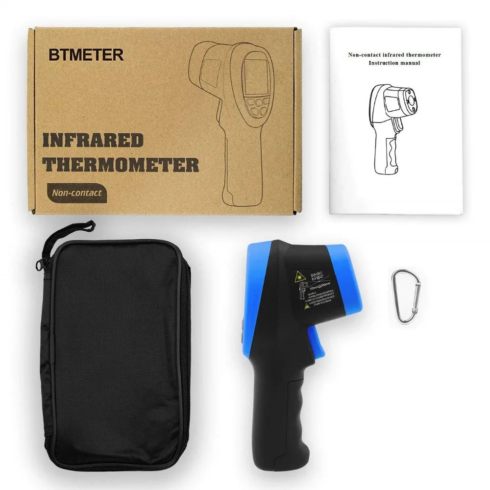 -50℃ to 1500℃ Laser Thermometer Gun Pyrometer 30:1High Temp Infrared Thermometer Digital IR Temperature,BT-1500
