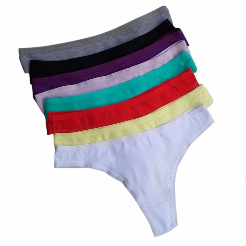 Sexy Thongs Women Tangas Cotton Briefs Lingerie Plus Size Transparent T Panty Underpant G String Panties Underwear T Back Girls