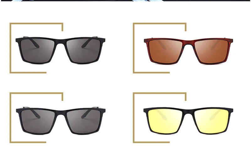 Psacss Square Polarized Sunglasses Men Driving Sun Glasses Male Top Brand Quality Retro Sunglass Lunette De Soleil Homme UV400