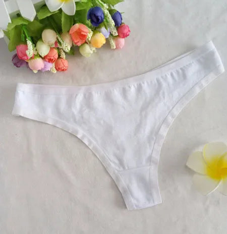 Sexy Thongs Women Tangas Cotton Briefs Lingerie Plus Size Transparent T Panty Underpant G String Panties Underwear T Back Girls