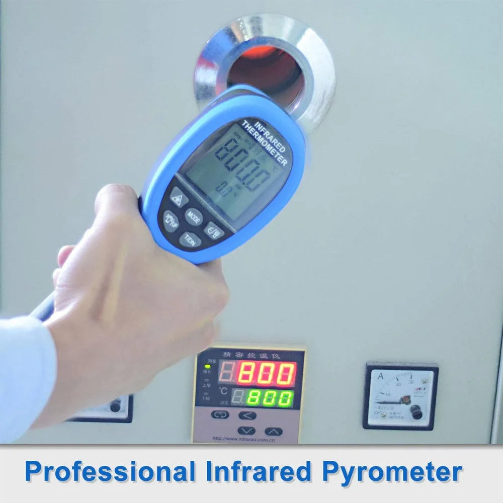 -50℃ to 1500℃ Laser Thermometer Gun Pyrometer 30:1High Temp Infrared Thermometer Digital IR Temperature,BT-1500