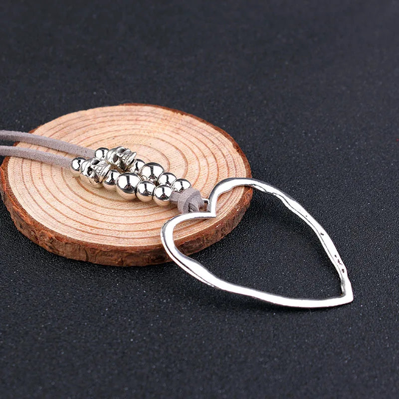 Bohemian Wrap Necklace, Layered Choker, Circle Lariat Y Necklaces, Eternity Necklaces, Hippie Boho Bohemian Minimalist Jewelry