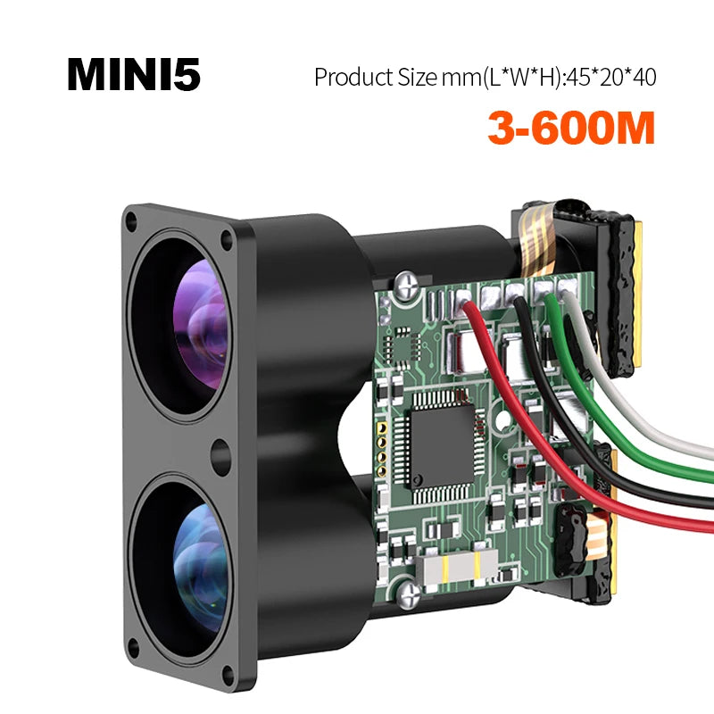 Nohawk Mini Laser Distance Meter Embedded Solid Laser Sensors Laser Range Finder Module Sensor