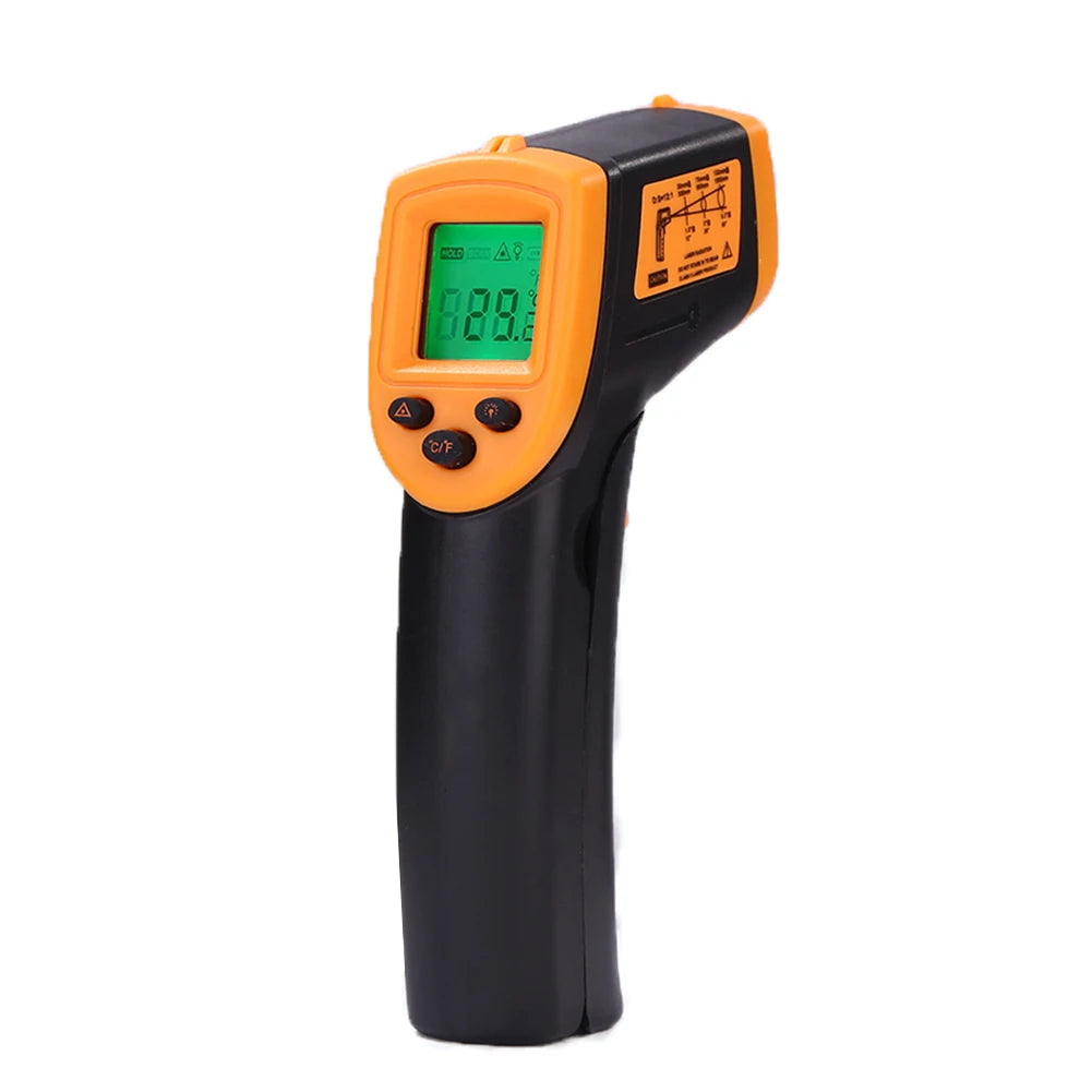 Digital Infrared Thermometer Non Contact Laser IR Temperature LCD DisplayPyrometer Tester Industrial Temperature Instrument
