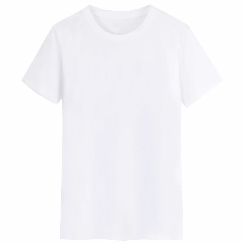 Men's 100% Cotton T-shirt Custom Printing Printing Short-sleeved Embroidery Company Logo Breathable Solid Color Top 4xl