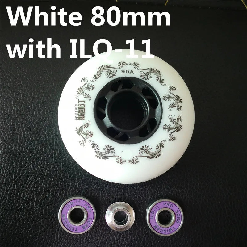 Branded SKATING 3rd 90A inline skates wheel Braking roller Blade rodas Slide Skating Ruedas for Sliding paiting