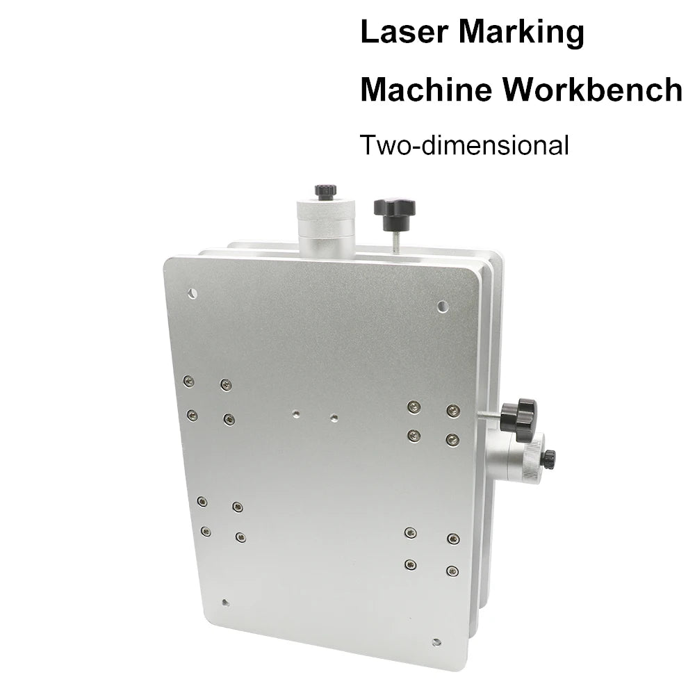 HAOJIAYI 1064nm Fiber Laser Marking Engraving Machine 2 Axis Moving Table Portable Cabinet Case XY Table