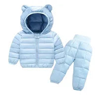 Boys Jeans Jackets Spring Girls Fashion Hooded Coats Autumn Children Clothes Kids Casual Zipper Colorblocking Outerwear 1-10Y