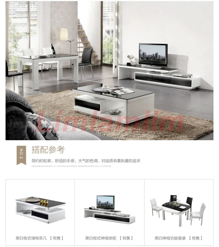 Linlamlim coffee table basse de salon Aparador sideboard buffet eat edge ark tv stand meubles tv monitor stand mueble tv cabinet