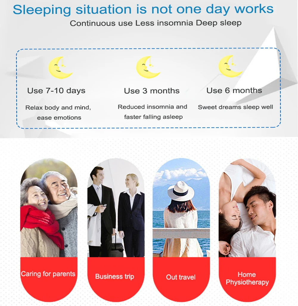 Insomnia Sleepless Sleep Aid Insomnia Device for insomnia Depression Anxiety and Head Pain ATANG CES Migraine