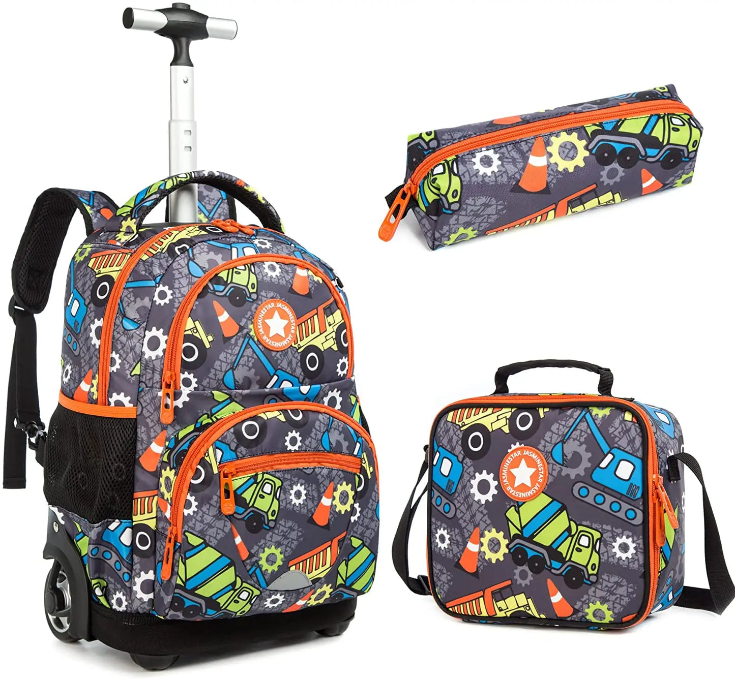 Kids School Rolling Backpack Bag for girls School Trolley Bag for boys Laptop Trolley Backpack Bag Children Rolling luggage Bags