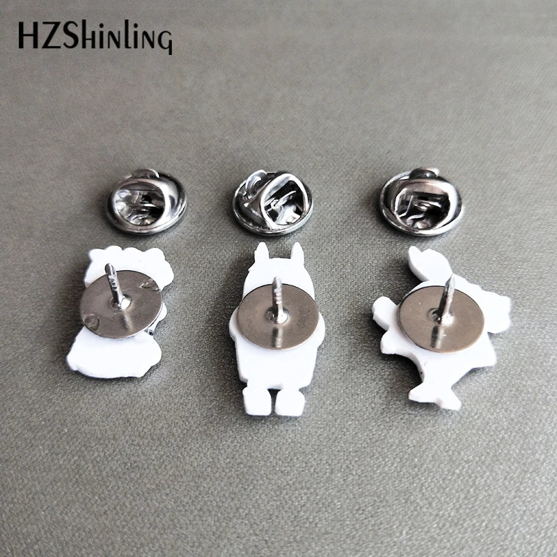 2023 New Autism Awareness With Heart Acrylic Lapel Pin Epoxy Butterfly Clasp Pin Handmade Butterfly Brooch