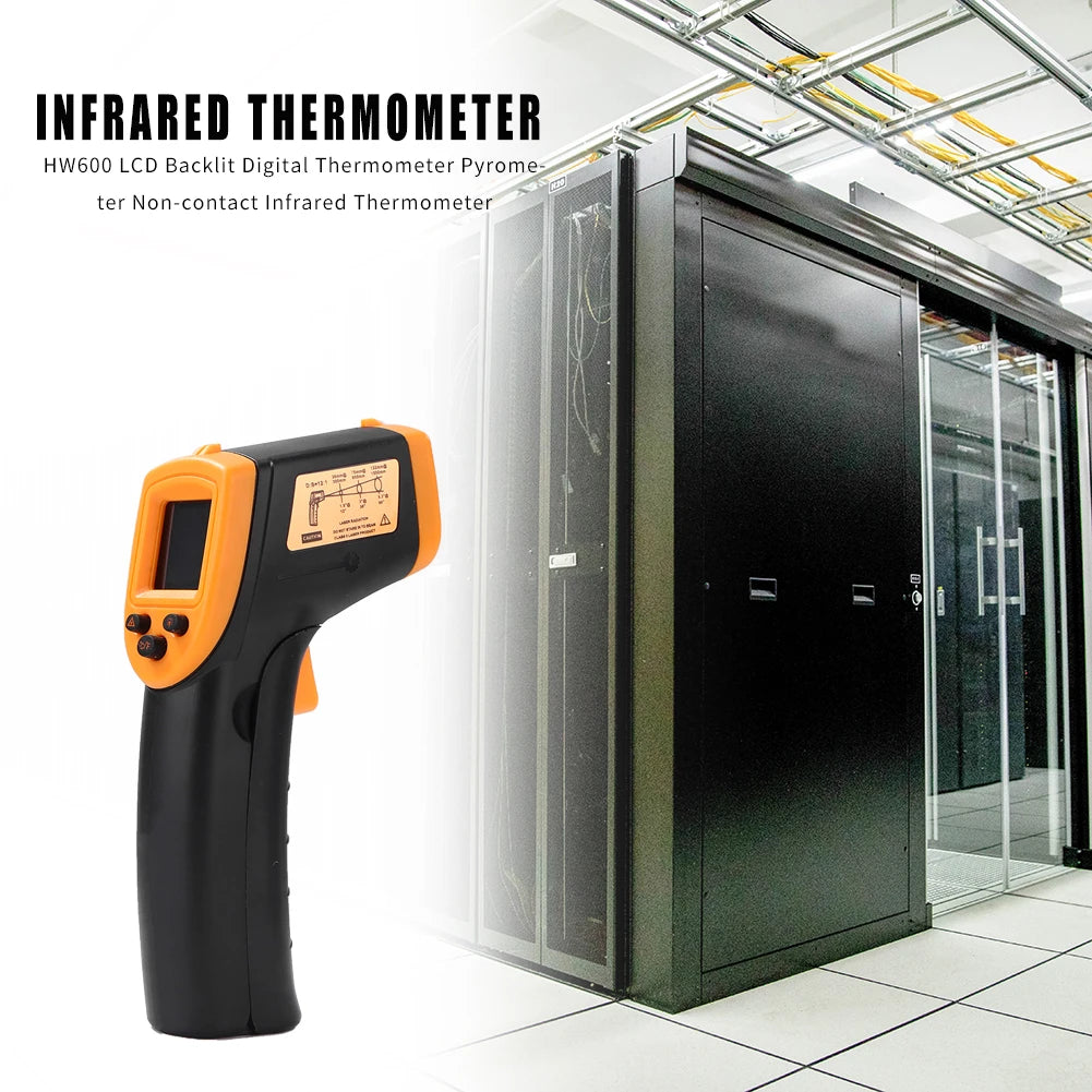 Digital Infrared Thermometer -50~600℃ GM320/GM320S/HW600/HW550 LCD Display Contactless Thermometer Pyrometer IR Laser Point