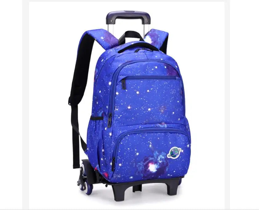 Schoolbag with wheels School wheeled backpack for boys Children School trolley bags travel luggage School Rolling backpack Bags
