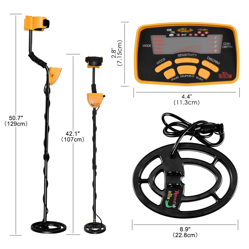 (Battery-free)MD6250 Professional Metal detector Underground Metal detector Hunter detects metals with high performance