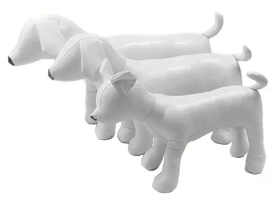Pet Torsos Models PVC Leather Models Dog Mannequins Pet Clothing Stand S/M/L
