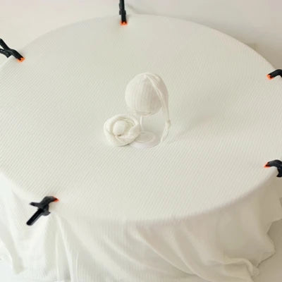 150 *150 Baby Photography Set Bebe Bean bag Background Newborn Photography Props Waffle Cloth Backdrop Frame Stand Fabrics