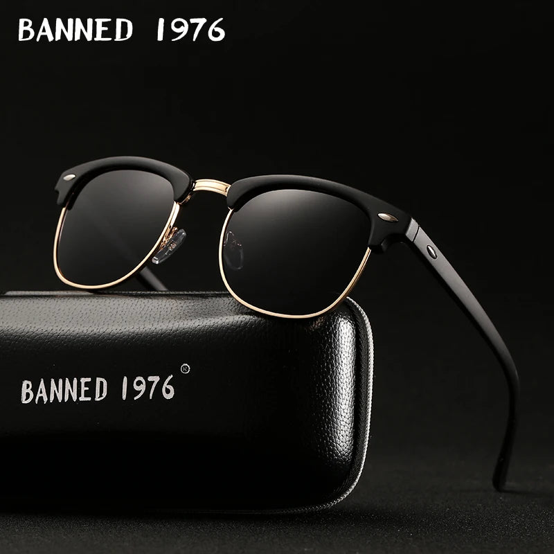 2021 Latest  HD Polarized Sunglasses Men Square Driving Shades Male Vintage Sun Glasses For Men Women Mirror Summer UV400 Oculos