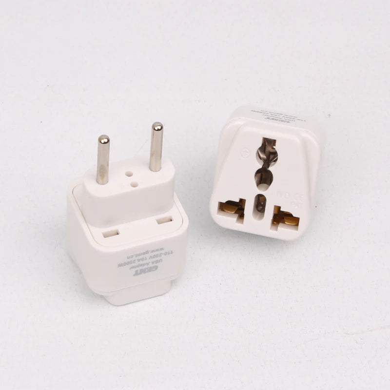 European Travel Plug Adapter Type C Universal To EU Power Charge Your Electronics In Italy Greece Germany Outlet Adaptor 3 Pack