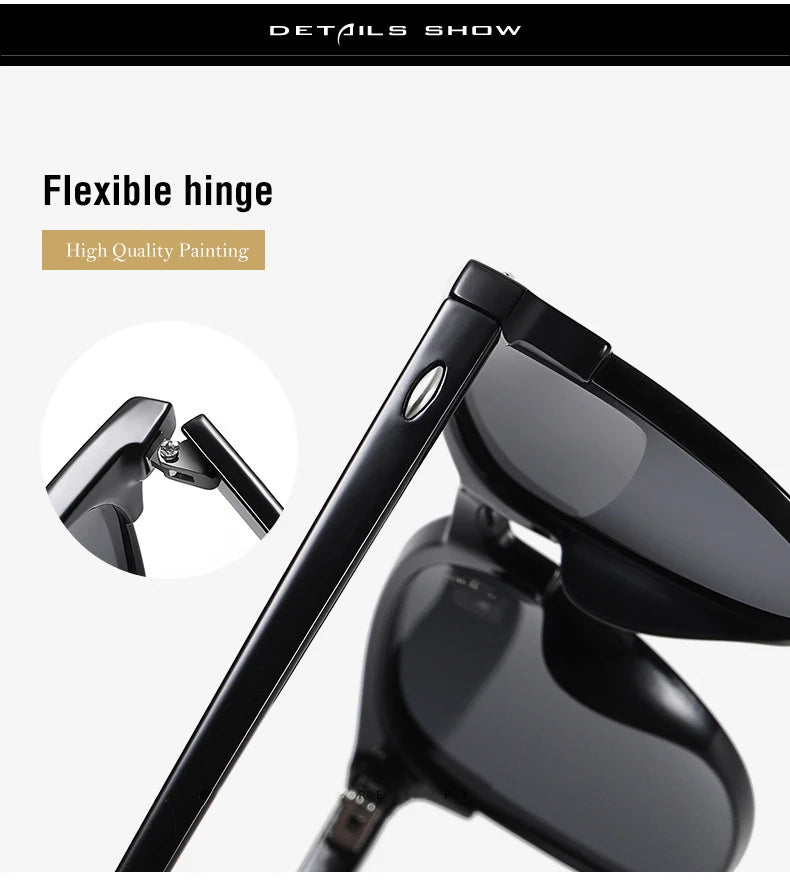 Vintage Polarized Sunglasses Men Women Brand Design Eye Sun Glasses Semi Rimless Classic  Shades Oculos De Sol UV400
