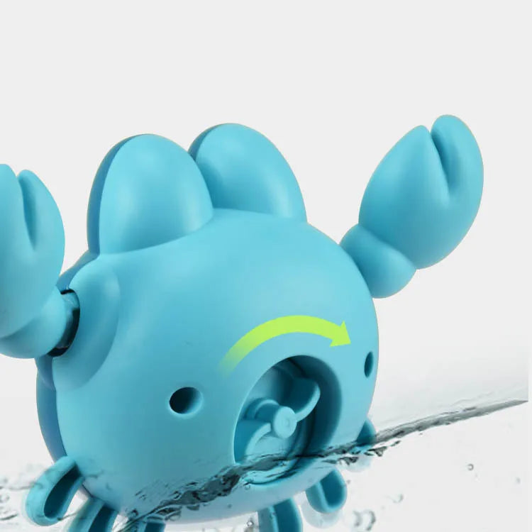 New Baby Bath Toys Cartoon Kids Learning Cognition Cute Animal Swimming Frogs Tortoise Crab Classic Baby Water Toy For Children